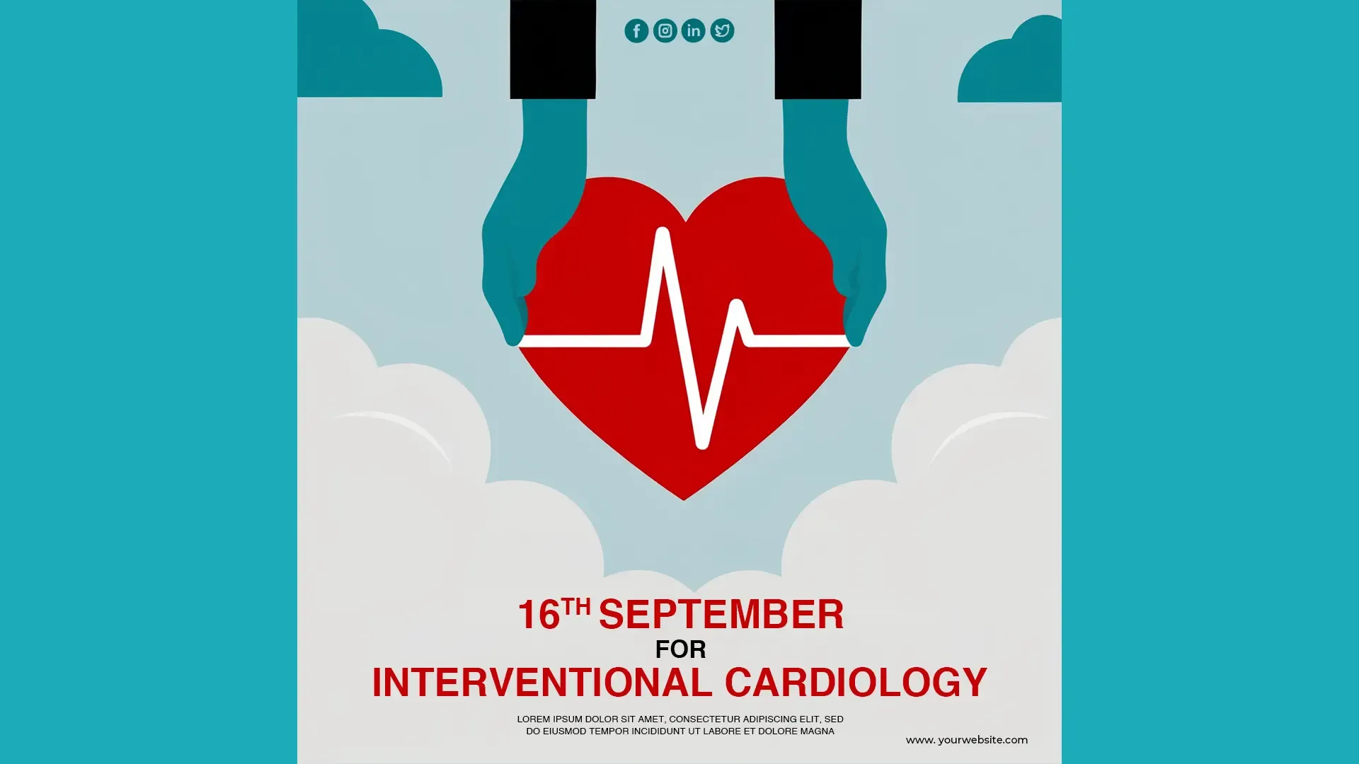 September 16th Interventional Cardiology Day Social Media Post